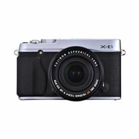 【中古】 フジフィルム FUJIFILM X-E1 レンズキット シルバー FX-X-E1/XF18-55mmF2.8-4 R Silver 当店保証30日間 人気 ミラーレス 一眼レフ 交換レンズ カメラ