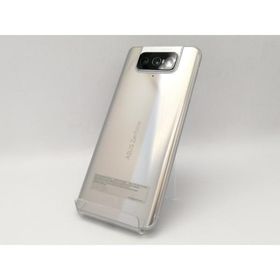 【中古】ASUS 国内版 【SIMフリー】 Zenfone 8 Flip グレイシアシルバー 8GB 256GB ZS672KS-SL256S8【広島本通】保証期間１ヶ月【ランクB】