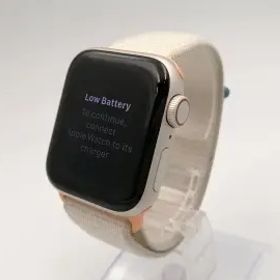 【中古】Apple Apple Watch SE2 40mm Cellular スターライトアルミニウムケース/スターライトスポーツスポーツループ MRG43J/A【ECセンタ