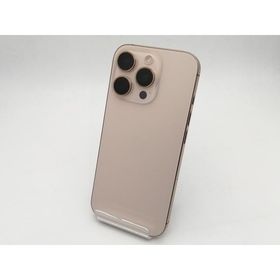 【中古】Apple au 【SIMフリー】 iPhone 16 Pro 128GB デザートチタニウム MYMX3J/A【なんば】保証期間１ヶ月【ランクB】
