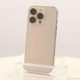 〔中古〕Apple(アップル) iPhone16 Pro 128GB デザートチタニウム MYMX3J／A SIMフリー〔269-ud〕