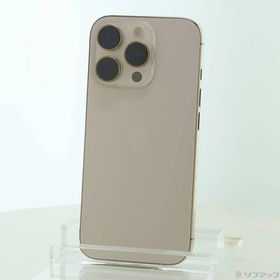 〔中古〕Apple(アップル) iPhone16 Pro 128GB デザートチタニウム MYMX3J／A SIMフリー〔276-ud〕