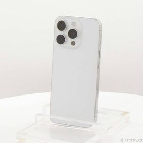 〔中古〕Apple(アップル) iPhone16 Pro 128GB ホワイトチタニウム MYMW3J／A SIMフリー〔377-ud〕