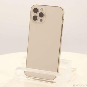 〔中古〕Apple(アップル) iPhone12 Pro 256GB ゴールド MGMC3J／A SIMフリー〔368-ud〕