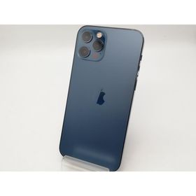 【中古】Apple au 【SIMロック解除済み】 iPhone 12 Pro 256GB パシフィックブルー MGMD3J/A【アリオ倉敷】保証期間１ヶ月【ランクC】