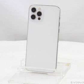 〔中古〕Apple(アップル) iPhone12 Pro 128GB シルバー MGM63J／A SoftBank〔344-ud〕