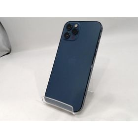 【中古】Apple 国内版 【SIMフリー】 iPhone 12 Pro 128GB パシフィックブルー MGM83J/A【浜松駅前】保証期間１ヶ月【ランクC】