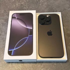 【極美品】Apple iPhone 16 Pro 256GB ブラックチタニウム