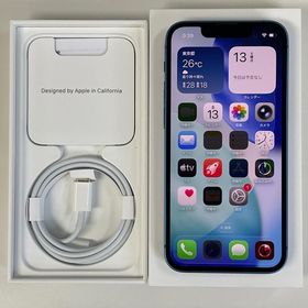 ★利用制限〇★ iPhone 13 mini 256GB ブルー SIMロック解除済