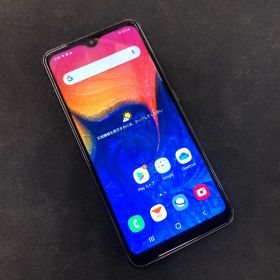 【訳あり品】Galaxy A20 auSIMロック解除済 32GB SCV46 ブラック【保証なし】