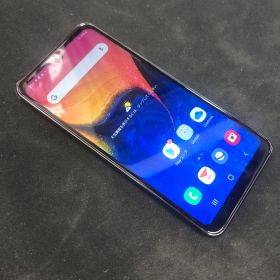 【訳あり品】Galaxy A20 au SIMロック解除済 32GB SCV46 ブラック 【保証なし】