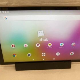 【良品】docomo dtab d-42A 本体（シルバー） 充電スタンド付属