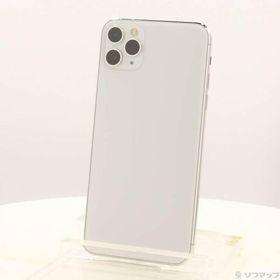〔中古〕Apple(アップル) iPhone11 Pro Max 256GB シルバー MWHK2J／A SIMフリー〔258-ud〕