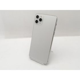【中古】Apple docomo 【SIMロック解除済み】 iPhone 11 Pro Max 256GB シルバー MWHK2J/A【新宿2】保証期間１ヶ月【ランクB】