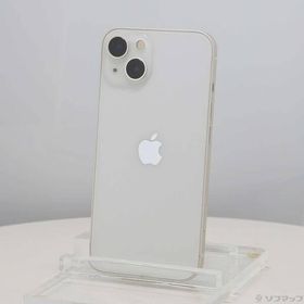 〔中古〕Apple(アップル) iPhone13 128GB スターライト MLND3J／A SIMフリー〔258-ud〕