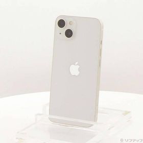 〔中古〕Apple(アップル) iPhone13 128GB スターライト MLND3J／A SIMフリー〔305-ud〕