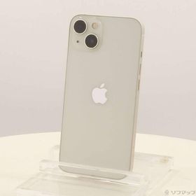 〔中古〕Apple(アップル) iPhone13 128GB スターライト MLND3J／A SIMフリー〔276-ud〕