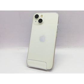 【中古】Apple au 【SIMフリー】 iPhone 13 128GB スターライト MLND3J/A【立川フロム中武】保証期間１ヶ月【ランクB】