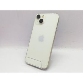 【中古】Apple au 【SIMフリー】 iPhone 13 128GB スターライト MLND3J/A【立川フロム中武】保証期間１ヶ月【ランクC】