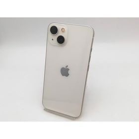 【中古】Apple docomo 【SIMフリー】 iPhone 13 128GB スターライト MLND3J/A【鹿児島中町】保証期間１ヶ月【ランクB】
