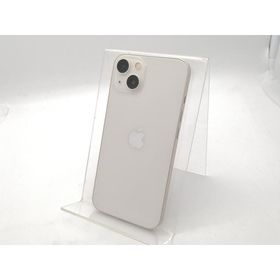 【中古】Apple au 【SIMフリー】 iPhone 13 128GB スターライト MLND3J/A【大須2】保証期間１ヶ月【ランクB】