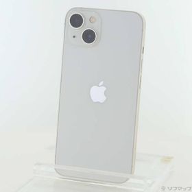 〔中古〕Apple(アップル) iPhone13 128GB スターライト MLND3J／A SIMフリー〔371-ud〕