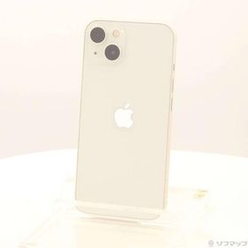 〔中古〕Apple(アップル) iPhone13 128GB スターライト MLND3J／A SIMフリー〔251-ud〕