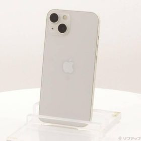 〔中古〕Apple(アップル) iPhone13 128GB スターライト MLND3J／A SIMフリー〔276-ud〕