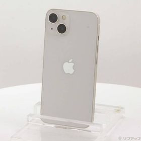 〔中古〕Apple(アップル) iPhone13 128GB スターライト MLND3J／A SIMフリー〔251-ud〕