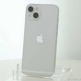 〔中古〕Apple(アップル) iPhone13 128GB スターライト MLND3J／A SIMフリー〔344-ud〕