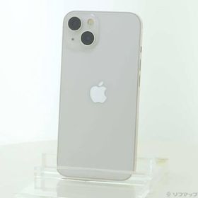 〔中古〕Apple(アップル) iPhone13 128GB スターライト MLND3J／A SIMフリー〔262-ud〕