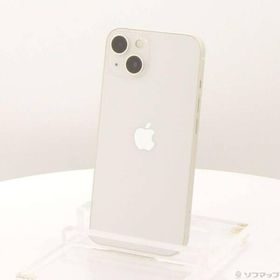 〔中古〕Apple(アップル) iPhone13 128GB スターライト MLND3J／A SIMフリー〔297-ud〕