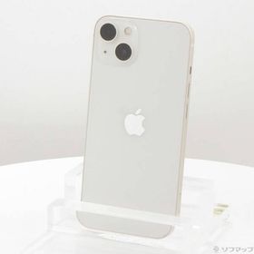 〔中古〕Apple(アップル) iPhone13 128GB スターライト MLND3J／A SIMフリー〔297-ud〕