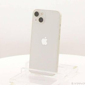 〔中古〕Apple(アップル) iPhone13 128GB スターライト MLND3J／A SIMフリー〔305-ud〕