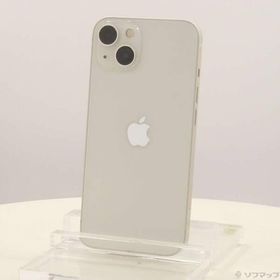 〔中古〕Apple(アップル) iPhone13 128GB スターライト MLND3J／A SIMフリー〔276-ud〕