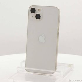 〔中古〕Apple(アップル) iPhone13 128GB スターライト MLND3J／A SIMフリー〔269-ud〕