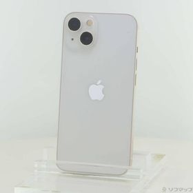 〔中古〕Apple(アップル) iPhone13 128GB スターライト MLND3J／A SIMフリー〔349-ud〕