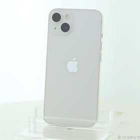 〔中古〕Apple(アップル) iPhone13 128GB スターライト MLND3J／A SIMフリー〔198-ud〕