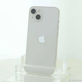 〔中古〕Apple(アップル) iPhone13 128GB スターライト MLND3J／A SIMフリー〔349-ud〕