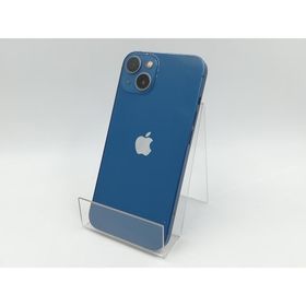 【中古】Apple 国内版 【SIMフリー】 iPhone 13 128GB ブルー MLNG3J/A【千葉】保証期間１ヶ月【ランクC】
