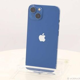 〔中古〕Apple(アップル) iPhone13 128GB ブルー MLNG3J／A SIMフリー〔348-ud〕