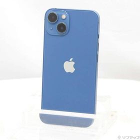 〔中古〕Apple(アップル) iPhone13 128GB ブルー MLNG3J／A SIMフリー〔344-ud〕