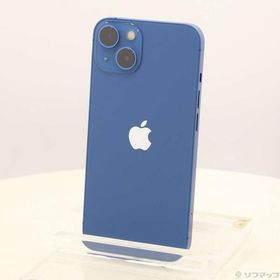〔中古〕Apple(アップル) iPhone13 128GB ブルー MLNG3J／A SIMフリー〔295-ud〕