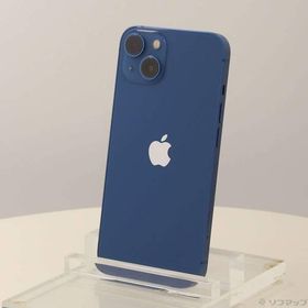 〔中古〕Apple(アップル) iPhone13 128GB ブルー MLNG3J／A SIMフリー〔305-ud〕