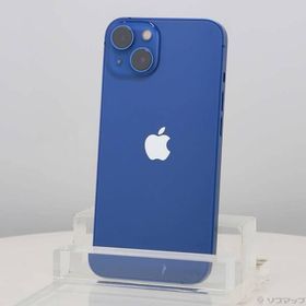 〔中古〕Apple(アップル) iPhone13 128GB ブルー MLNG3J／A SIMフリー〔258-ud〕
