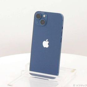 〔中古〕Apple(アップル) iPhone13 128GB ブルー MLNG3J／A SIMフリー〔297-ud〕