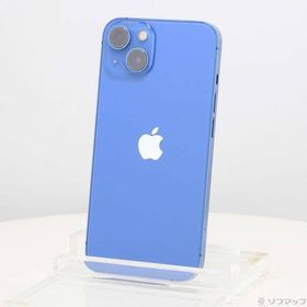 〔中古〕Apple(アップル) iPhone13 128GB ブルー MLNG3J／A SIMフリー〔269-ud〕