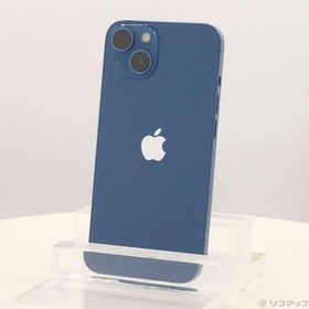 〔中古〕Apple(アップル) iPhone13 128GB ブルー MLNG3J／A SIMフリー〔377-ud〕