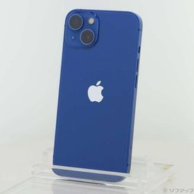 〔中古〕Apple(アップル) iPhone13 128GB ブルー MLNG3J／A SIMフリー〔349-ud〕