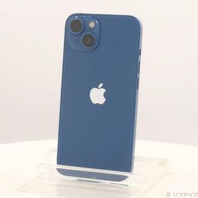 〔中古〕Apple(アップル) iPhone13 128GB ブルー MLNG3J／A SIMフリー〔344-ud〕